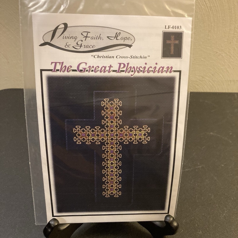 Christ Great Physician Christian Cross Stitch Living Faith Hope Grace Pattern